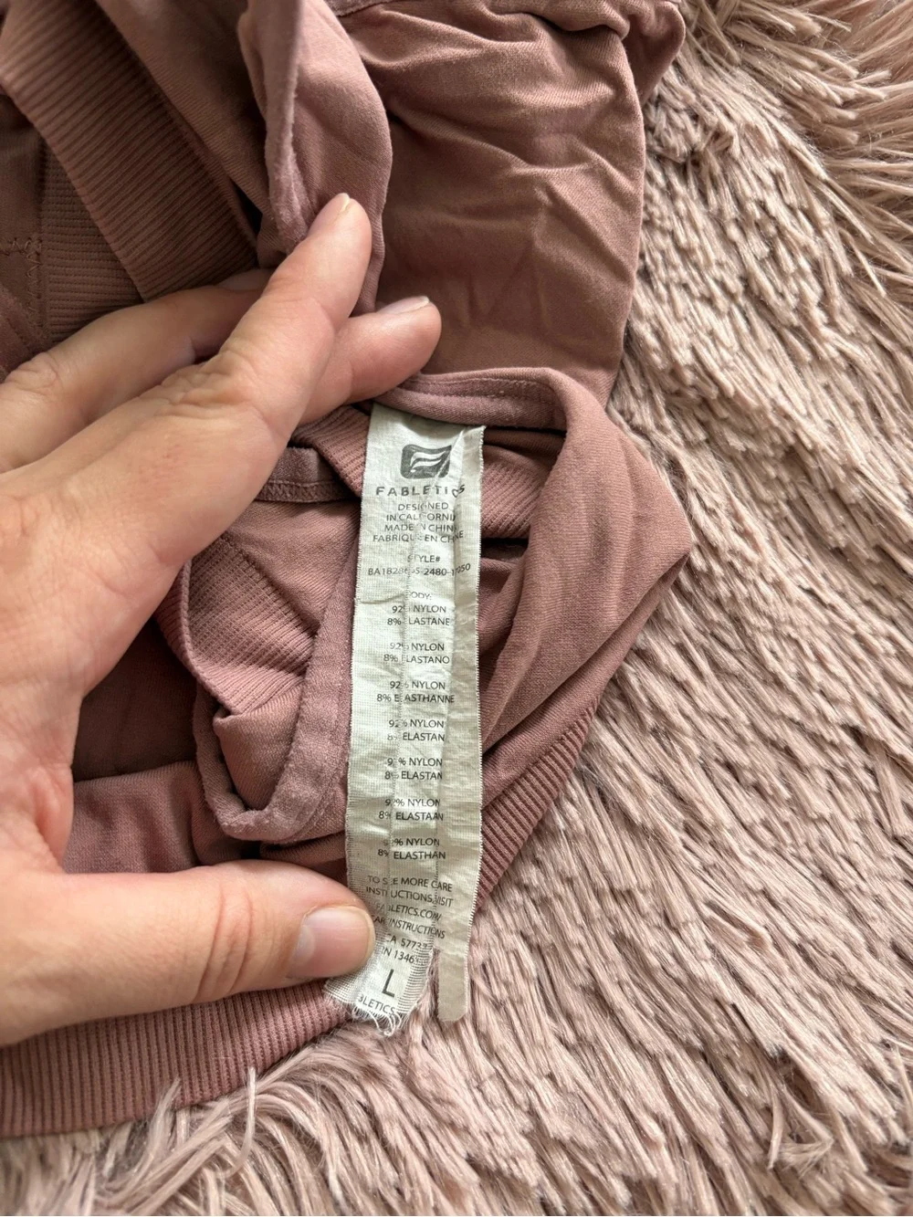 Fabletics Nude Sports Bra